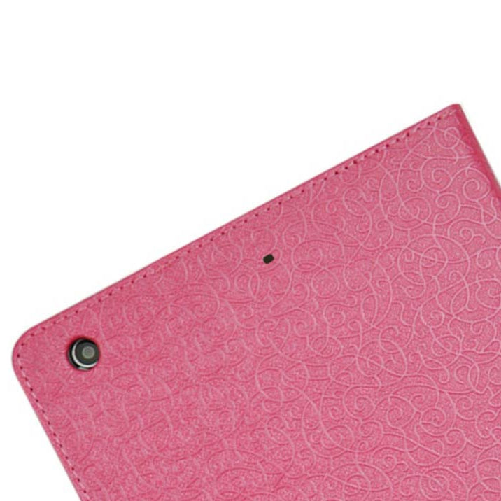 Embossing Decorative Pattern Flip Leather Case with Credit Card Slots & Holder for iPad Air