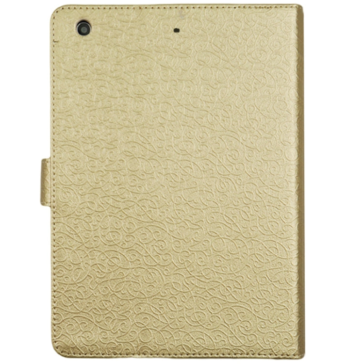 Embossing Decorative Pattern Flip Leather Case with Credit Card Slots & Holder for iPad Air