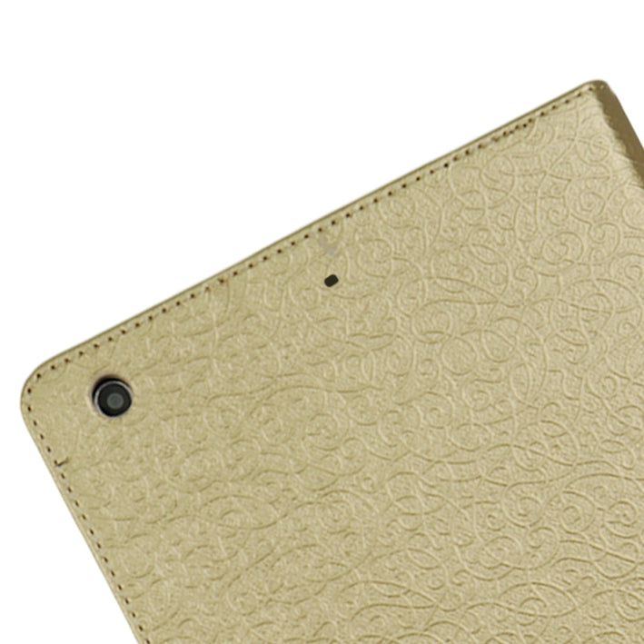 Embossing Decorative Pattern Flip Leather Case with Credit Card Slots & Holder for iPad Air