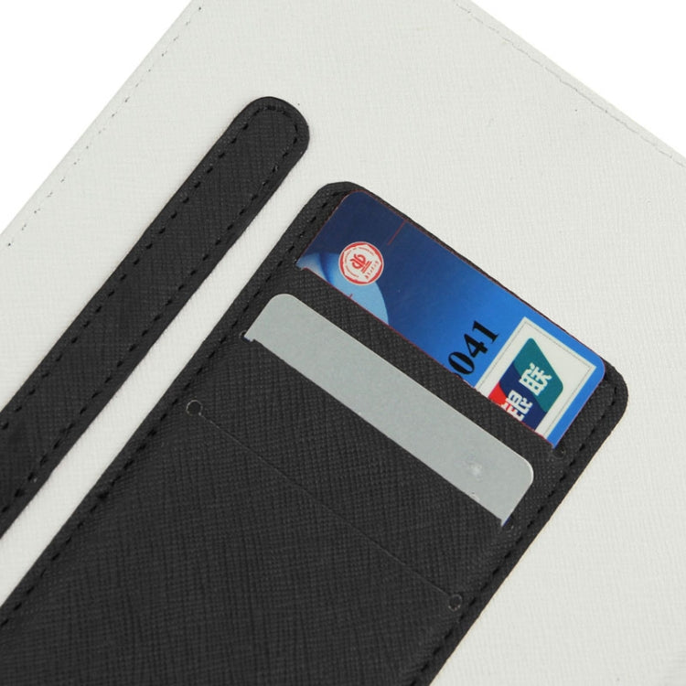 ENKAY Cross Texture Protective PU Leather Case with Sleep / Wake-up Function & Credit Card Slots for iPad Air, ENK-3174