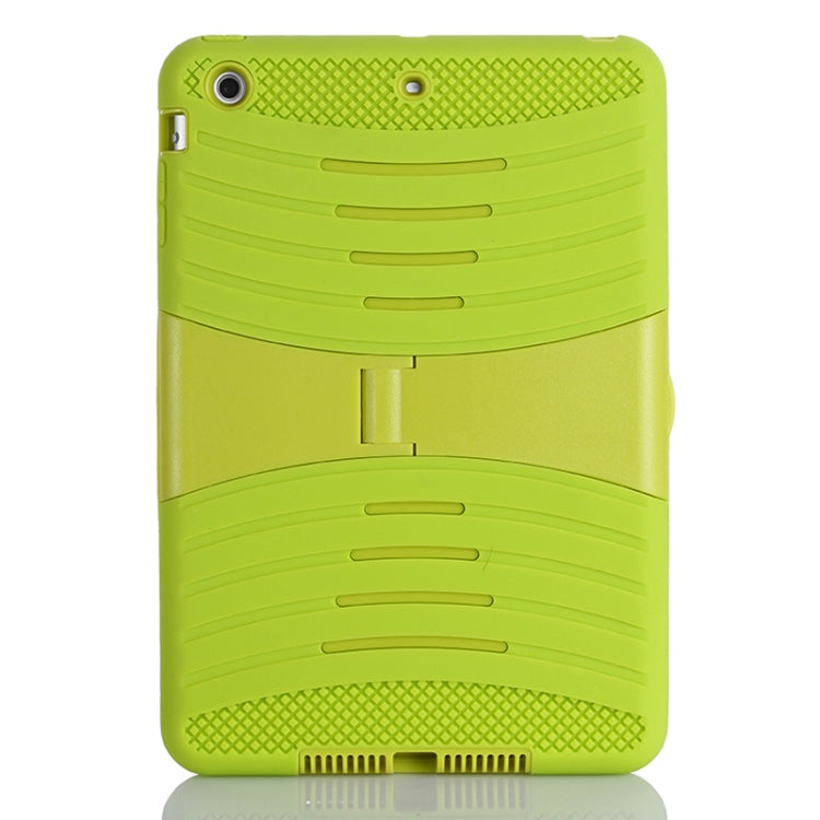 Colorful Shell Series Plastic + Silicone Combination Case with Holder for iPad Air