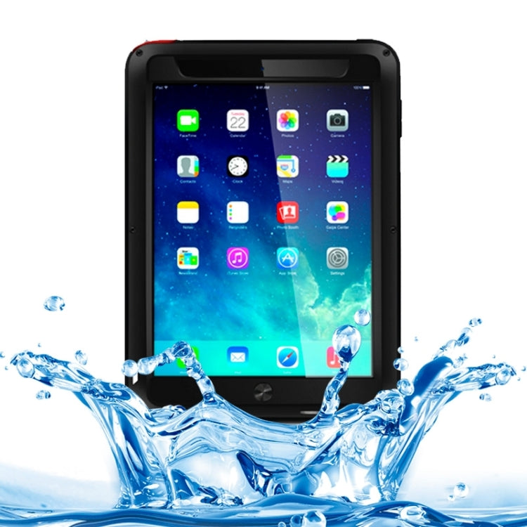 LOVE MEI Metal Ultra-thin Rain Resistant + Dropproof + Shockproof + Dustproof Protective Case for iPad Air / iPad 5