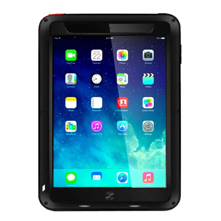 LOVE MEI Metal Ultra-thin Rain Resistant + Dropproof + Shockproof + Dustproof Protective Case for iPad Air / iPad 5