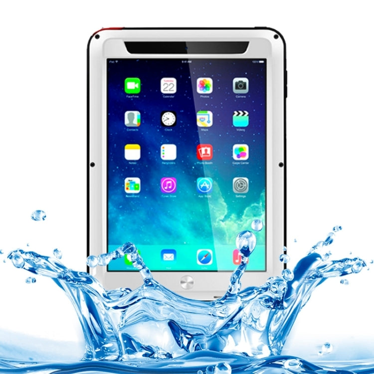 LOVE MEI Metal Ultra-thin Rain Resistant + Dropproof + Shockproof + Dustproof Protective Case for iPad Air / iPad 5