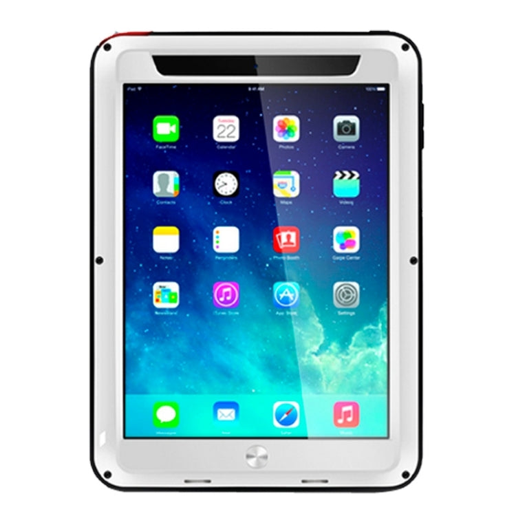 LOVE MEI Metal Ultra-thin Rain Resistant + Dropproof + Shockproof + Dustproof Protective Case for iPad Air / iPad 5