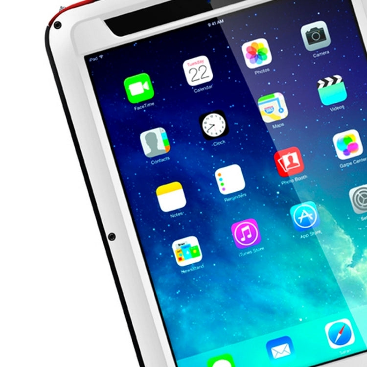 LOVE MEI Metal Ultra-thin Rain Resistant + Dropproof + Shockproof + Dustproof Protective Case for iPad Air / iPad 5