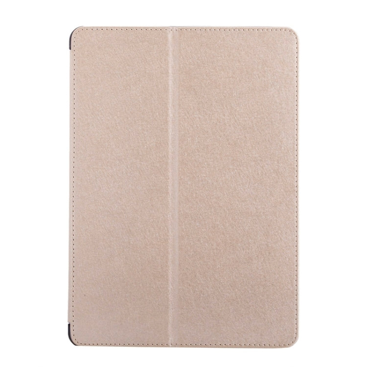 Silk Texture Horizontal Flip Solid Color Leather Case with Multi-functional Two-Folding Holder & Hand Strap for iPad Air / iPad 5