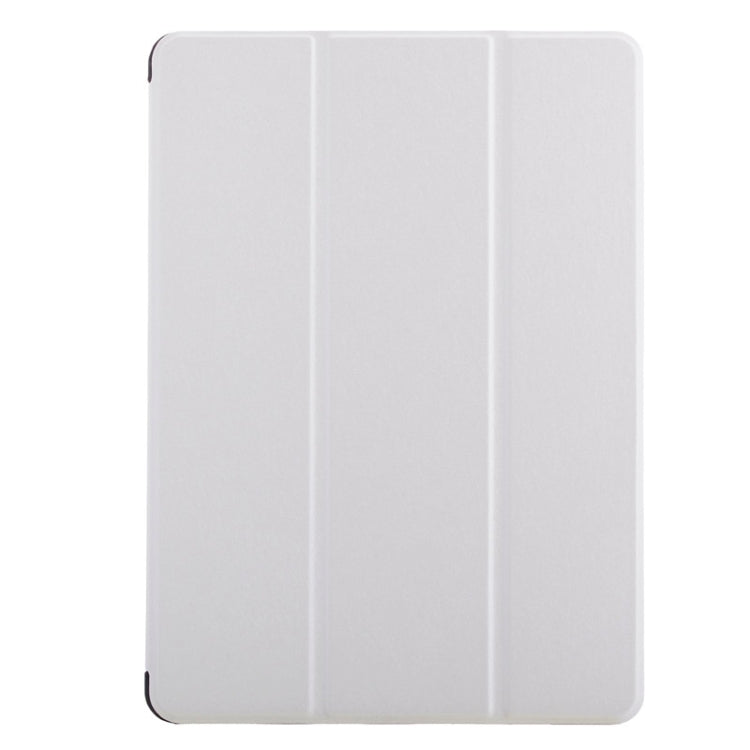 Silk Texture Horizontal Flip Solid Color Leather Case with Multi-functional Three-Folding Holder & Hand Strap for iPad Air / iPad 5