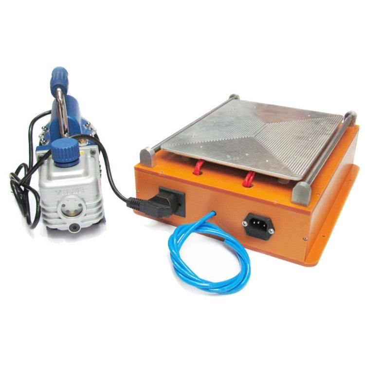Manual Tablet Touch Panel LCD Removal Separator Machine Hot Plate + Vacuum Pump for iPad / Galaxy Tab 7-13 inch Tablets, AC 110V-220V 900W