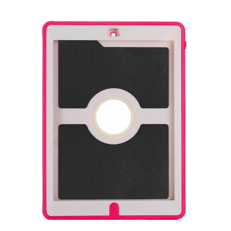 Neutral Monochrome PC + TPU Contrast Color Combination Case with Holder & Mirror Face Protection for iPad Air / iPad 5