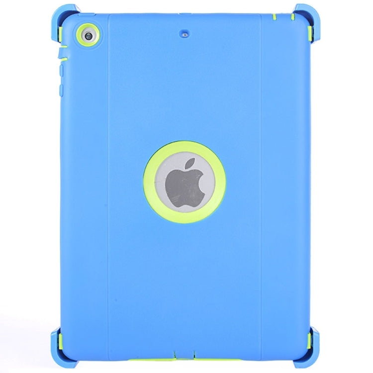 Neutral Monochrome PC + TPU Contrast Color Combination Case with Holder & Mirror Face Protection for iPad Air / iPad 5