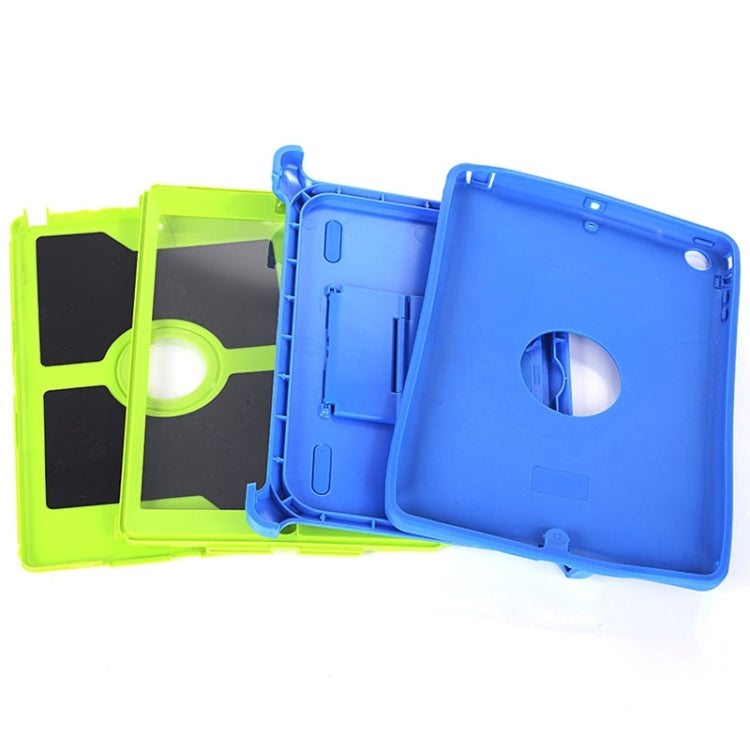 Neutral Monochrome PC + TPU Contrast Color Combination Case with Holder & Mirror Face Protection for iPad Air / iPad 5