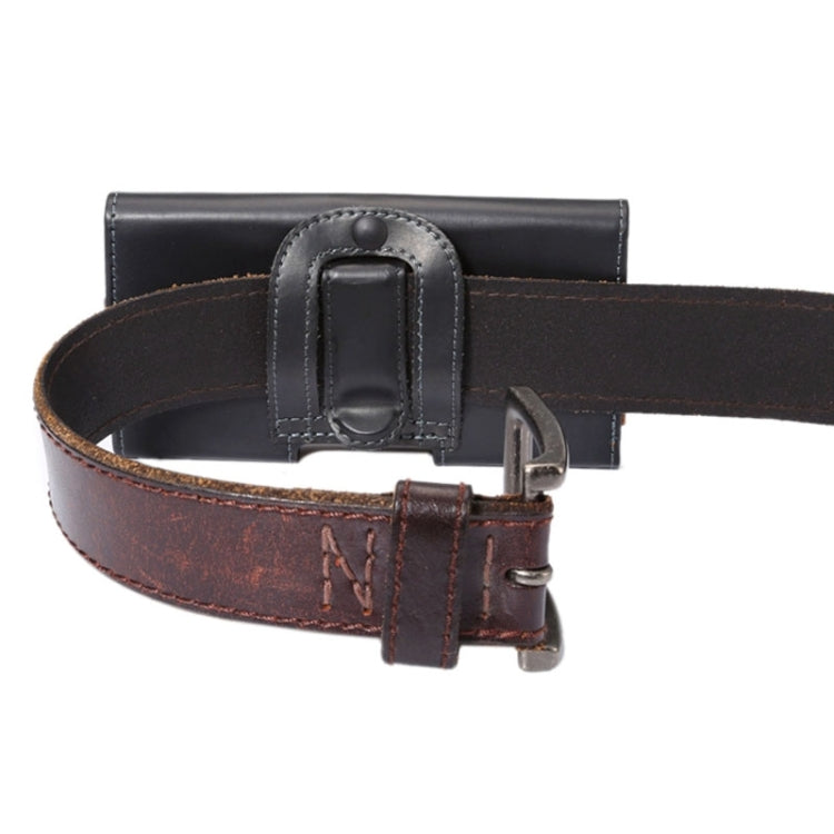 Crazy Horse Texture Vertical Flip Leather Case / Waist Bag with Back Splint for iPhone 5S & SE