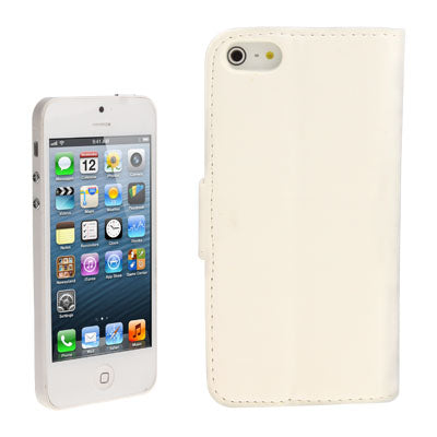 Horizontal  Flip Soft Leather Case with Credit Card Slots & Holder for iPhone 5 & 5s & SE & SE