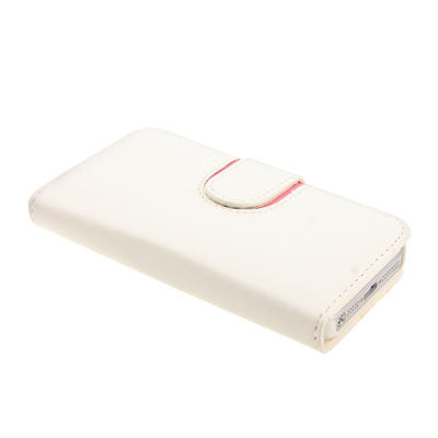 Horizontal  Flip Soft Leather Case with Credit Card Slots & Holder for iPhone 5 & 5s & SE & SE