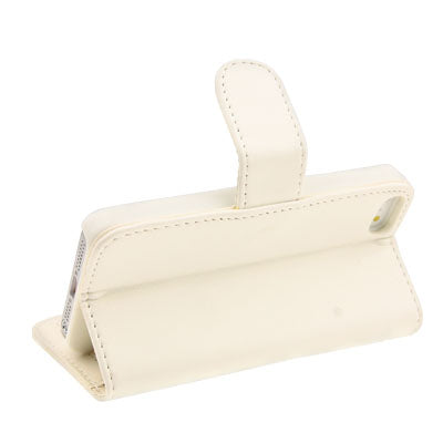 Horizontal  Flip Soft Leather Case with Credit Card Slots & Holder for iPhone 5 & 5s & SE & SE