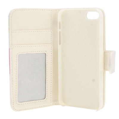 Horizontal  Flip Soft Leather Case with Credit Card Slots & Holder for iPhone 5 & 5s & SE & SE
