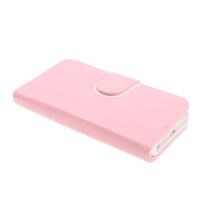 Horizontal  Flip Soft Leather Case with Credit Card Slots & Holder for iPhone 5 & 5s & SE & SE