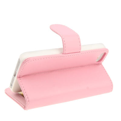 Horizontal  Flip Soft Leather Case with Credit Card Slots & Holder for iPhone 5 & 5s & SE & SE