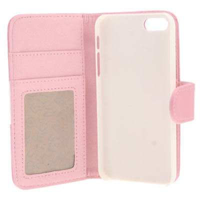 Horizontal  Flip Soft Leather Case with Credit Card Slots & Holder for iPhone 5 & 5s & SE & SE