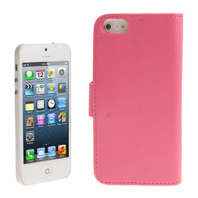 Horizontal  Flip Soft Leather Case with Credit Card Slots & Holder for iPhone 5 & 5s & SE & SE