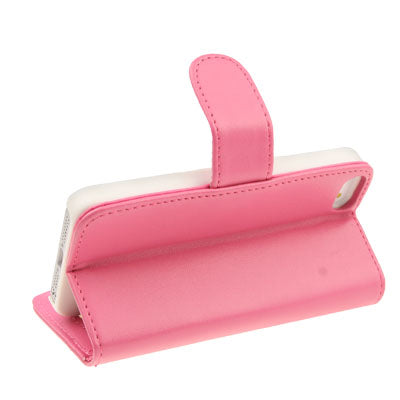 Horizontal  Flip Soft Leather Case with Credit Card Slots & Holder for iPhone 5 & 5s & SE & SE
