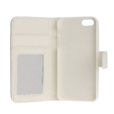 Horizontal Flip Soft Leather Case with Credit Card Slots & Holder for iPhone 5 & 5s & SE & SE