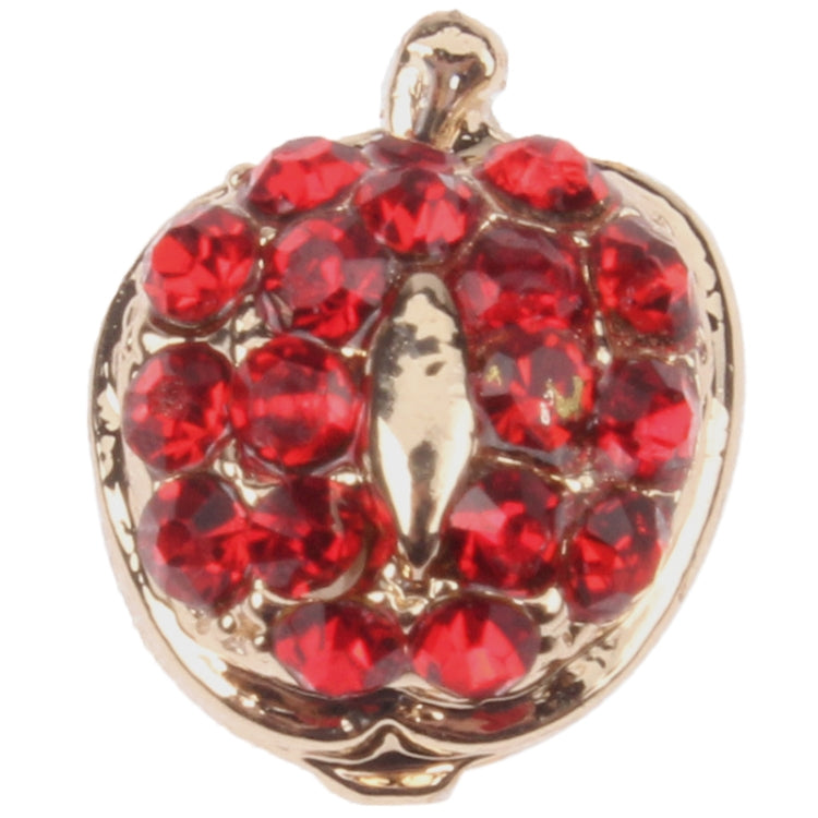 Apple Style Metal & Diamond Home Botton Sticker for iPad / iTouch / iPhone(Red)