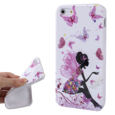Fairy Butterfly  Pattern TPU Case for iPhone 5 & 5s & SE & SE