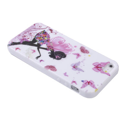 Fairy Butterfly  Pattern TPU Case for iPhone 5 & 5s & SE & SE