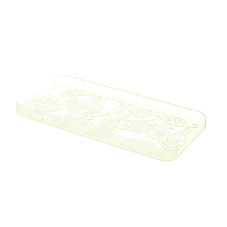 Hollow Engraving Butterfly Plastic Protective Case for iPhone 5 & 5s & SE