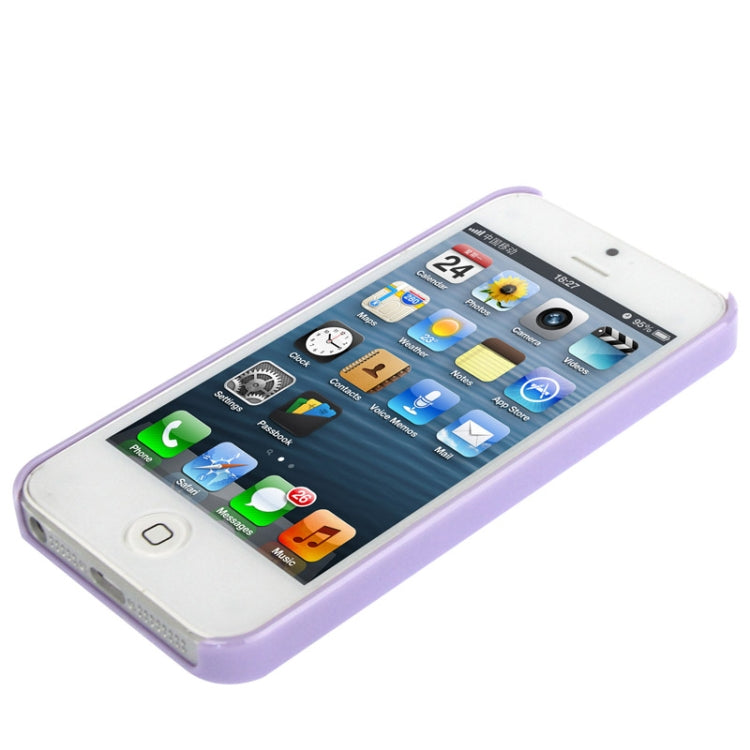 High Quality Pure Color Translucent Crystal Shell for iPhone 5 & 5s & SE