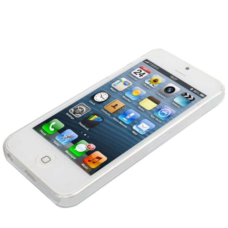 High Quality Pure Color Translucent Crystal Shell for iPhone 5 & 5s & SE