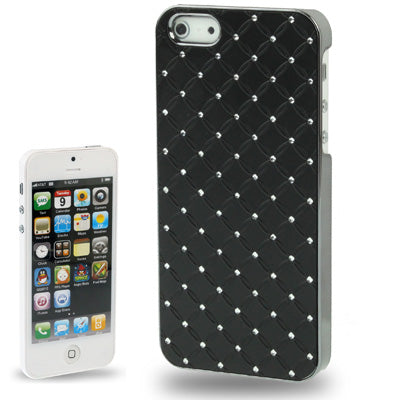 Luxury Bling Diamond Plating Skinning Plastic Case for iPhone 5 & 5s & SE