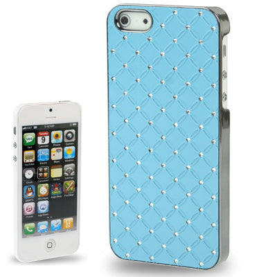 Luxury Bling Diamond Plating Skinning Plastic Case for iPhone 5 & 5s & SE