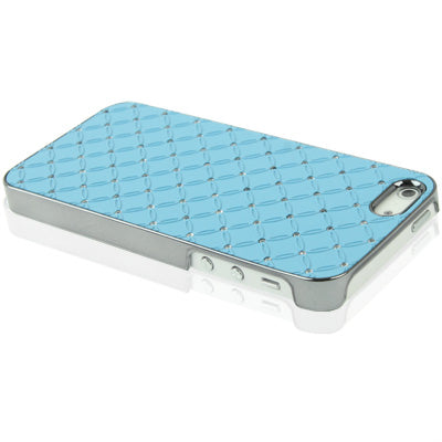 Luxury Bling Diamond Plating Skinning Plastic Case for iPhone 5 & 5s & SE