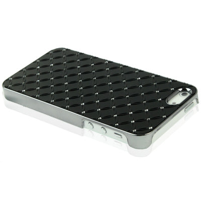 Luxury Bling Diamond Plating Skinning Plastic Case for iPhone 5 & 5s & SE