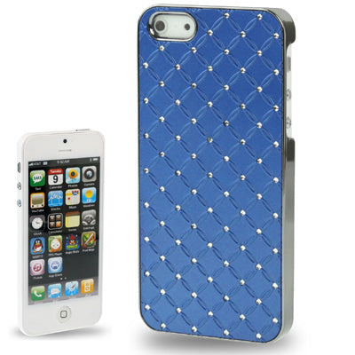 Luxury Bling Diamond Plating Skinning Plastic Case for iPhone 5 & 5s & SE