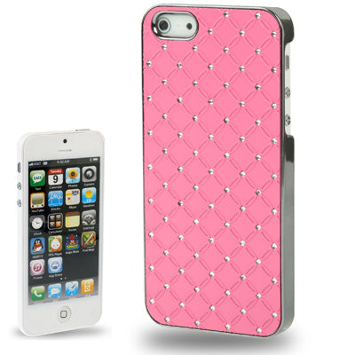 Luxury Bling Diamond Plating Skinning Plastic Case for iPhone 5 & 5s & SE
