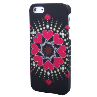 Hearts Plastic Case For iPhone 5
