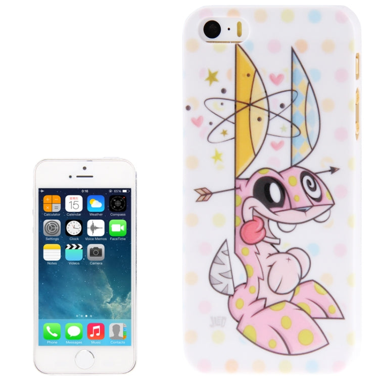 Rabbit Pattern Plastic Case for iPhone 5 & 5s & SE