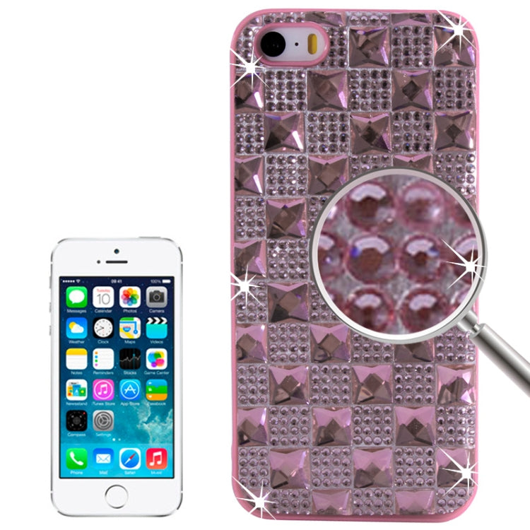 3D Diamond Pattern TPU Case for iPhone 5 & 5s & SE & SE