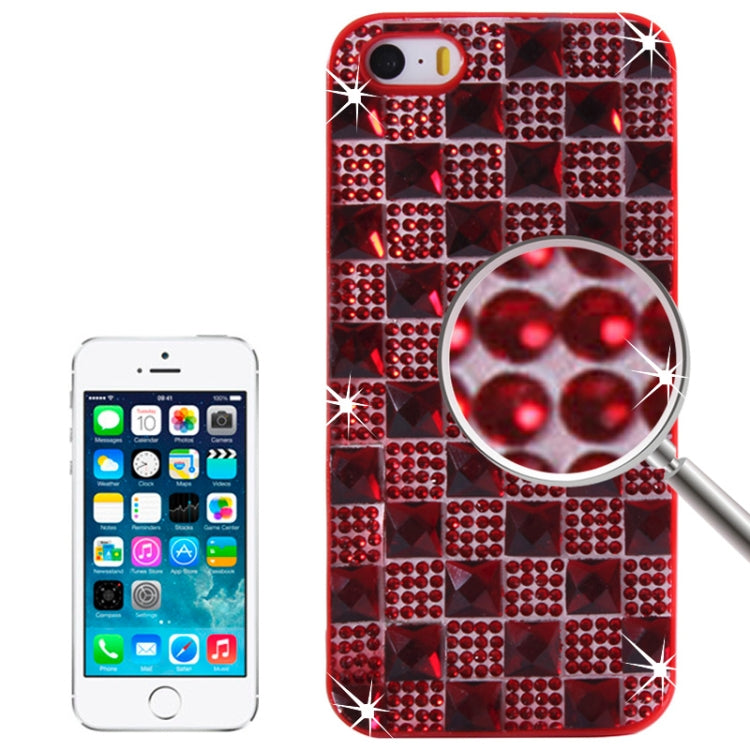 3D Diamond Pattern TPU Case for iPhone 5 & 5s & SE & SE