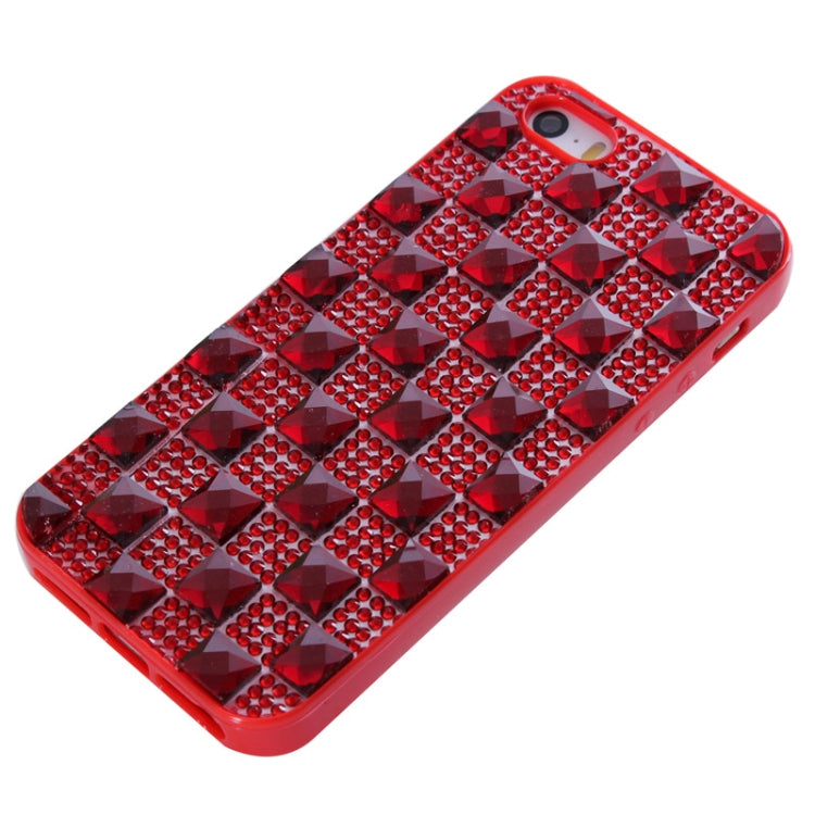 3D Diamond Pattern TPU Case for iPhone 5 & 5s & SE & SE