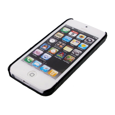 Sticking to Leather Alligator Pattern Plastic Protective Case for iPhone 5 & 5