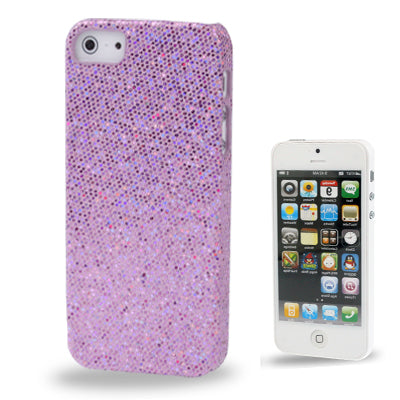 Sticking to Fashionable Sequins Plastic Protective Case for iPhone 5 & 5s & SE