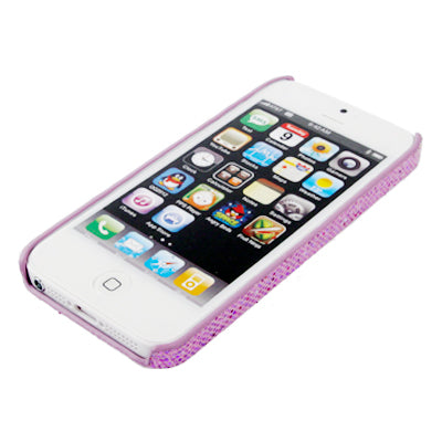 Sticking to Fashionable Sequins Plastic Protective Case for iPhone 5 & 5s & SE