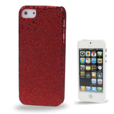 Sticking to Fashionable Sequins Plastic Protective Case for iPhone 5 & 5s & SE