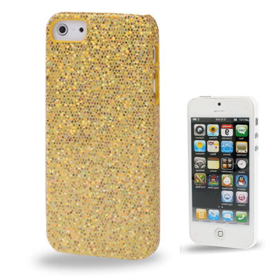 Sticking to Fashionable Sequins Plastic Protective Case for iPhone 5 & 5s & SE