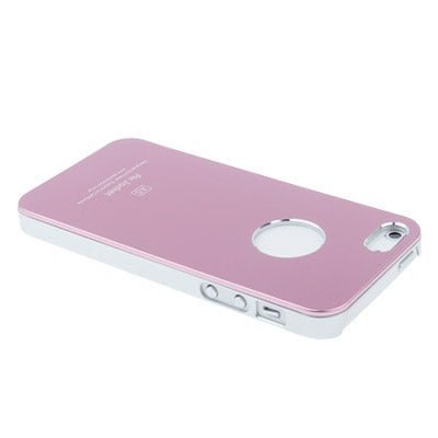 Smooth Metal Sheet Paste Plastic Case for iPhone 5 & 5s & SE